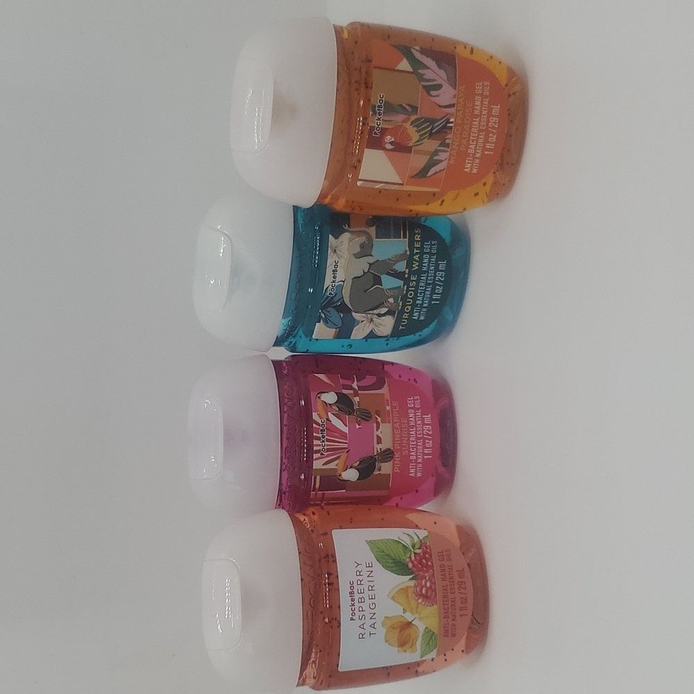 BN Anti-bacterial Hand Gel w/Natural Essential Oils 4 pk set B&BW